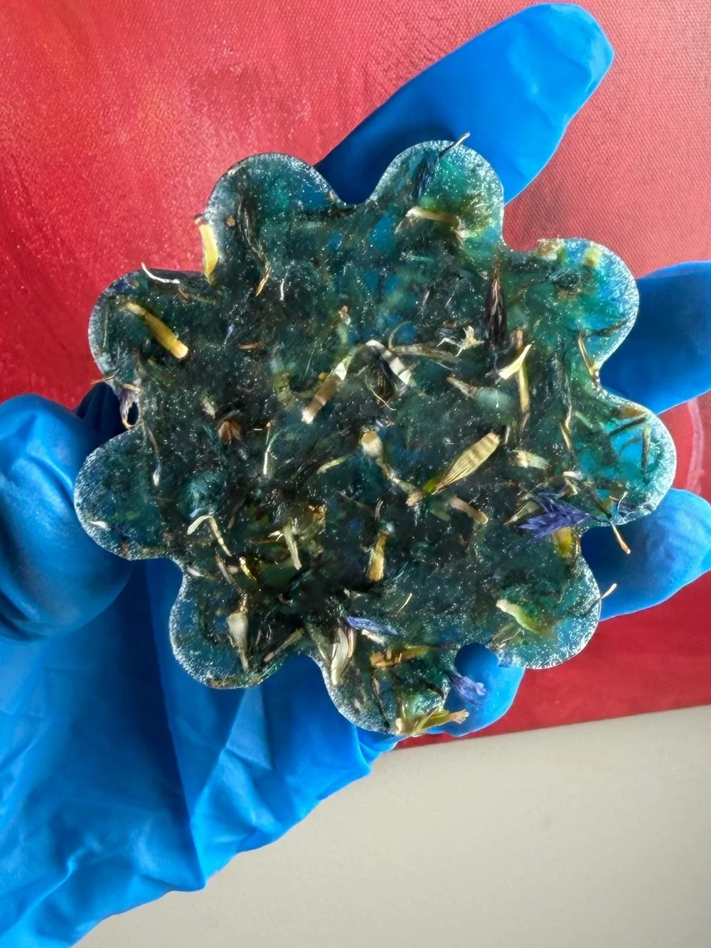 Flores Azules Blue Floral Artisan Soap